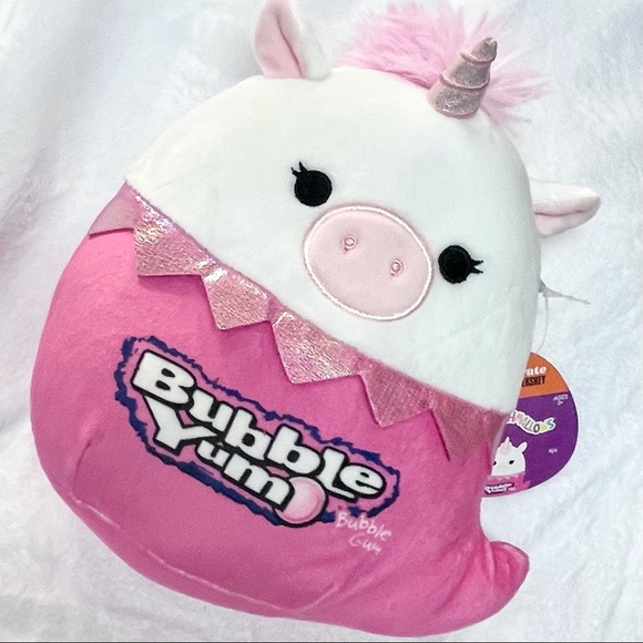 Aja the Unicorn Squishmallow 7” Halloween Squishmallows Bubble Yum Candy Squish - Picture 4 of 4